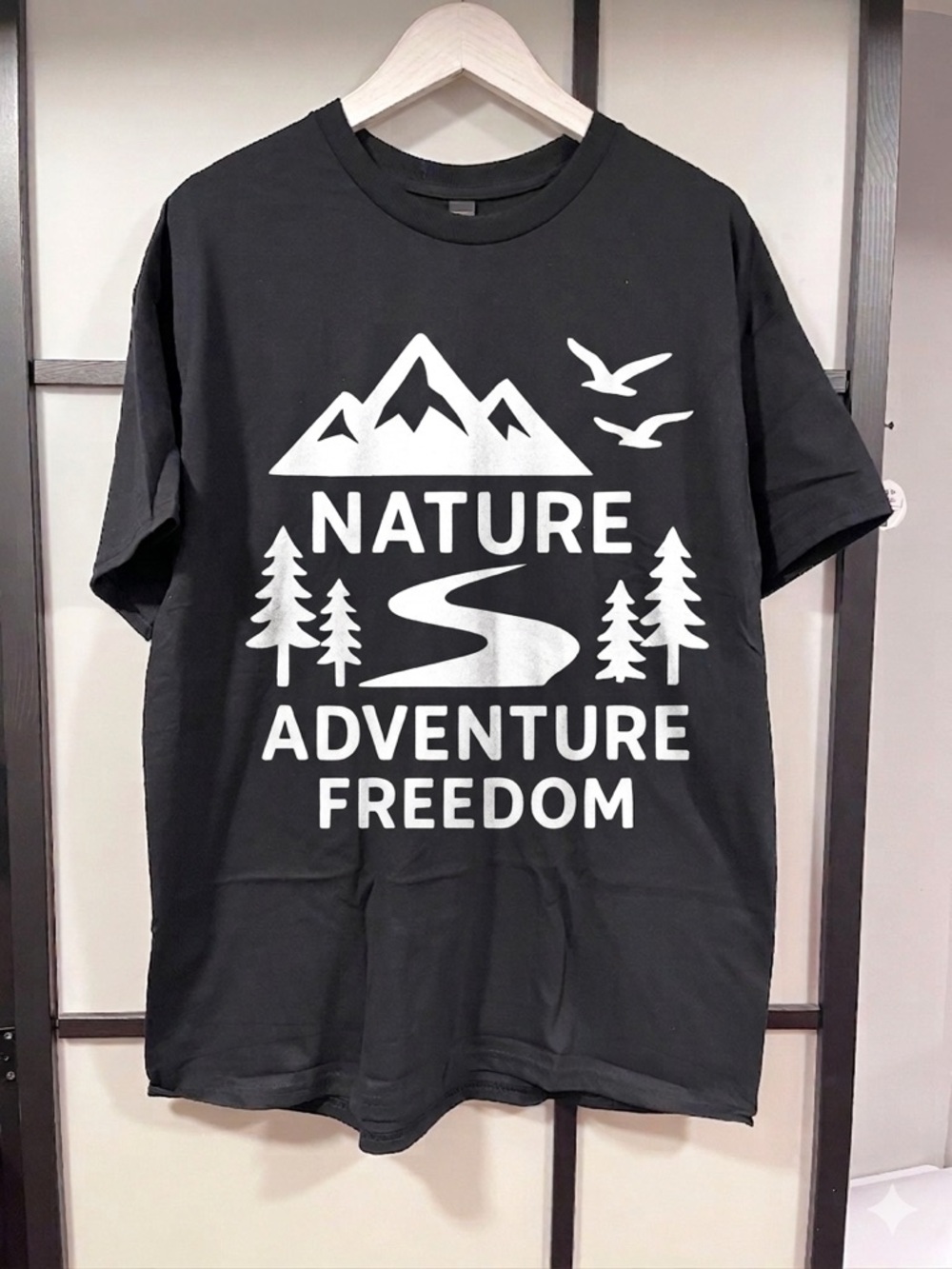 Nature Adventure Freedom Graphic T-Shirt - Unisex Small, Medium, Large & XL
